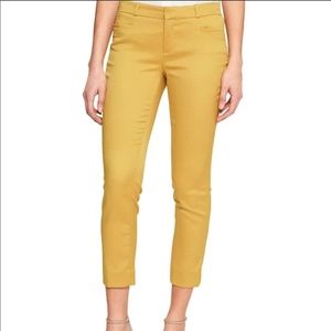 NWT Banana Republic Sloan Ankle Pant, Mustard